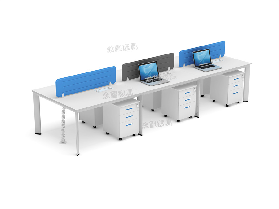 钢架办公桌YGZ-2