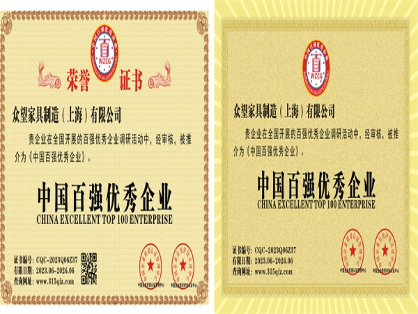 中国百强优秀企业